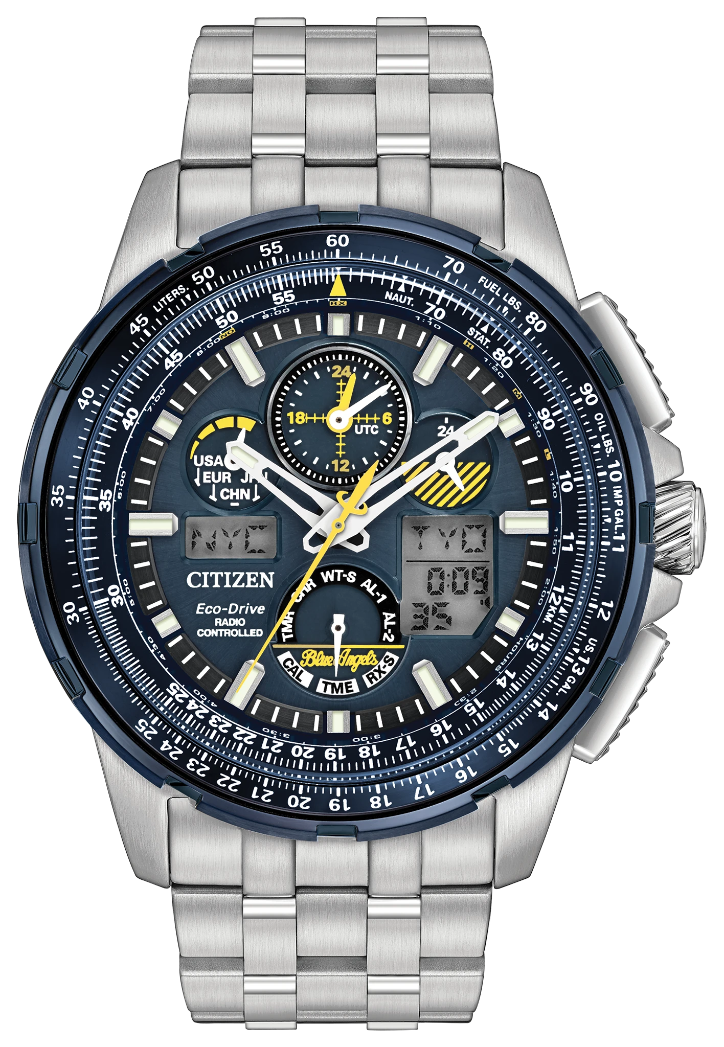 逆輸入 Citizen プロマスター チタニウム　 AT0660-64E エコドライブ クロノグラフ チタニウム[AT0660-64E] EcoDrive